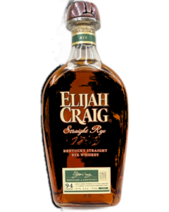 elijah craigstraight rye whiskey